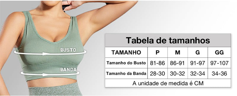 Kit 2 Tops Esportivos Femininos - Alta Sustentação e Conforto