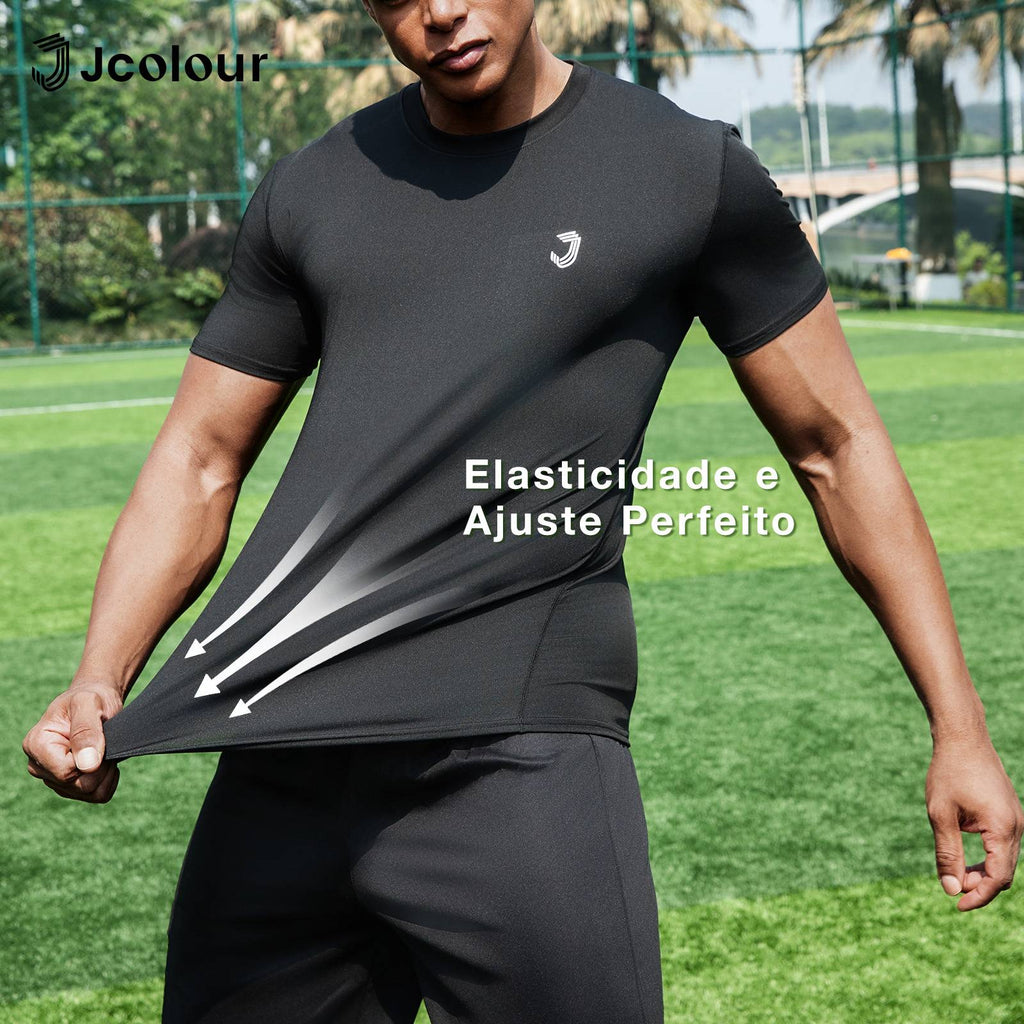 Camiseta Masculina Dry Fit Respirável para Treino e Corrida