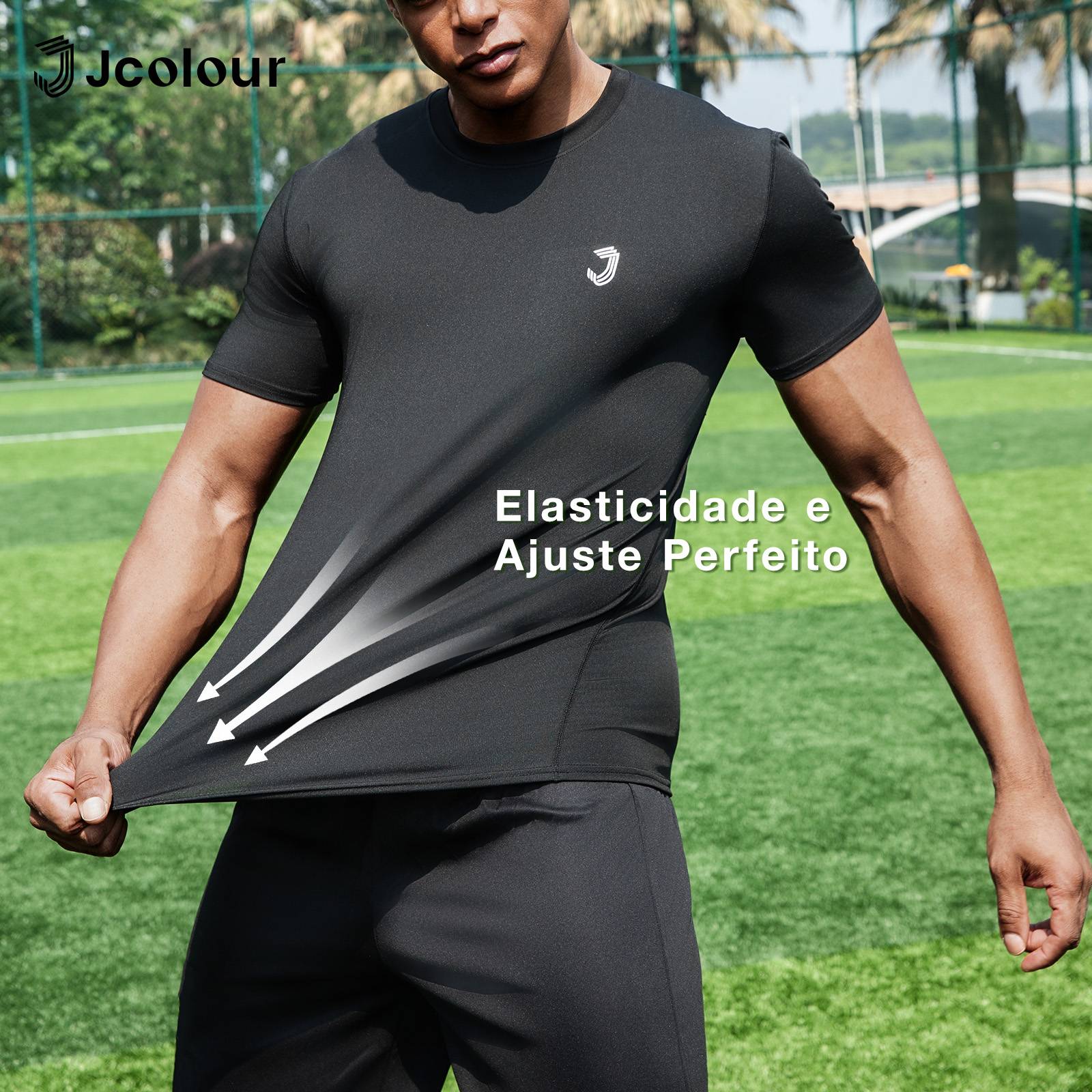Camiseta Masculina Dry Fit Respirável para Treino e Corrida
