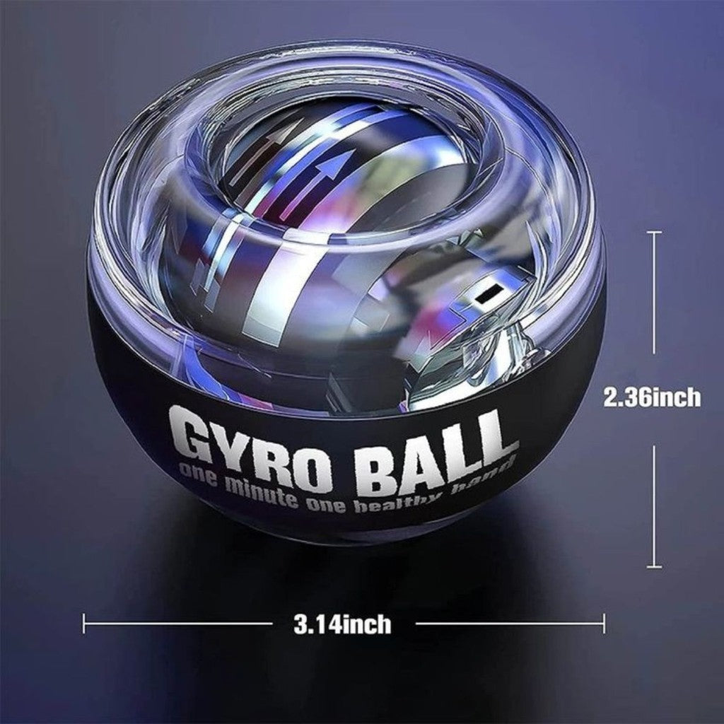Gyro Ball Power Ball com LED – Fortalecimento Muscular, Punho e Fisioterapia