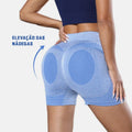 Kit 2 Shorts Esportivos Femininos - Efeito Empina Bumbum e Cintura Alta